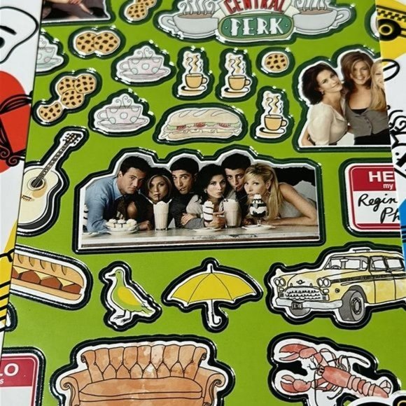 FRIENDS the TV SHOW STICKERS 250 scrapbook stickers NEW Matthew Perry - Picture 3 of 9